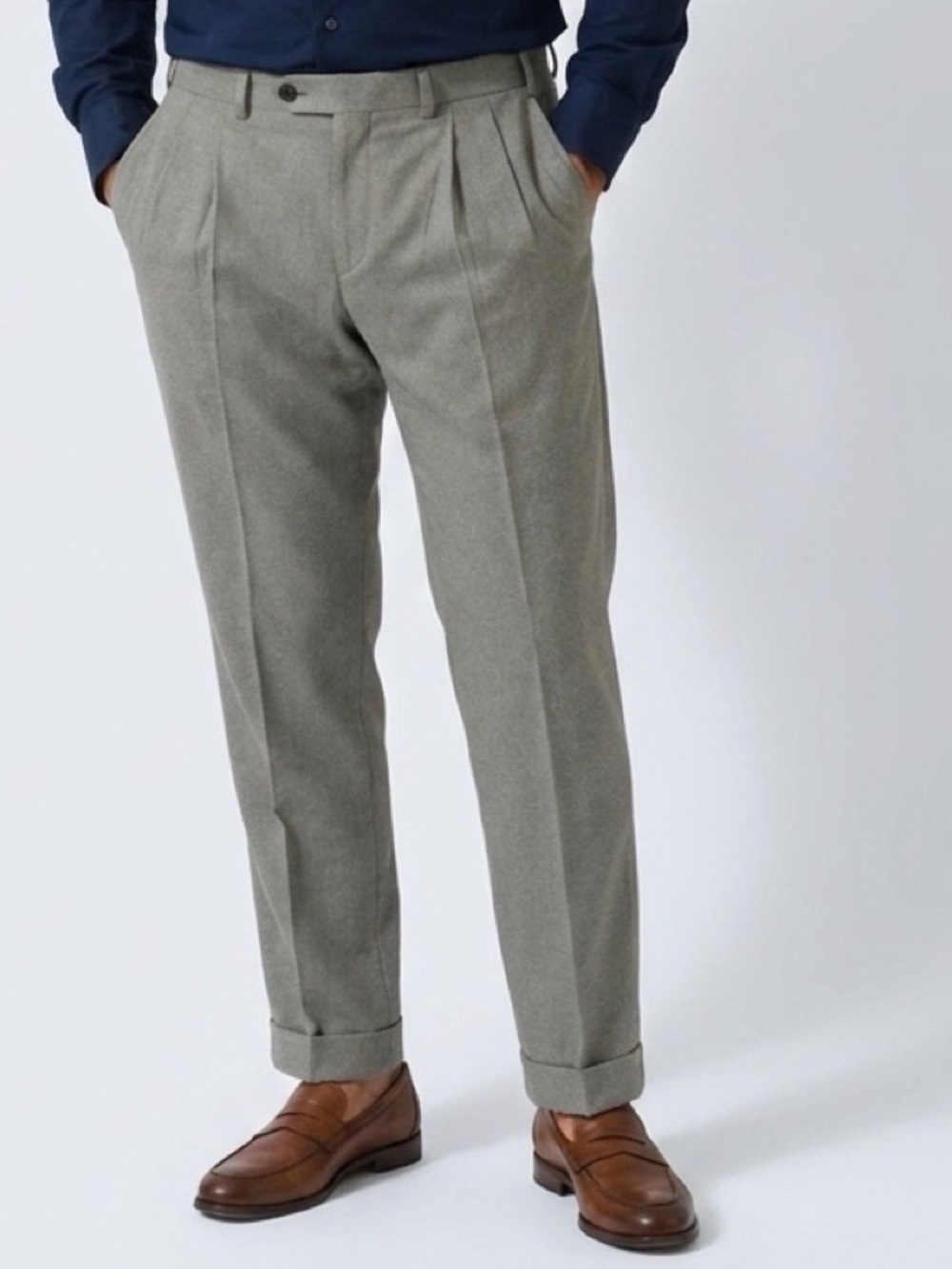 Lauren Ralph Lauren Men’s Gray Dress Pants 38W 29L Stretch Cuffed